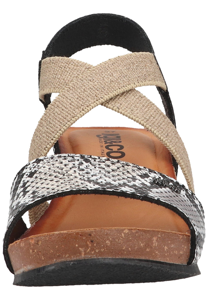 IGI&CO Sandalen Leder Schwarz/Weiß