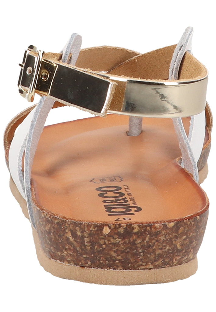 IGI&CO Sandalen Leder Silber/Weiß