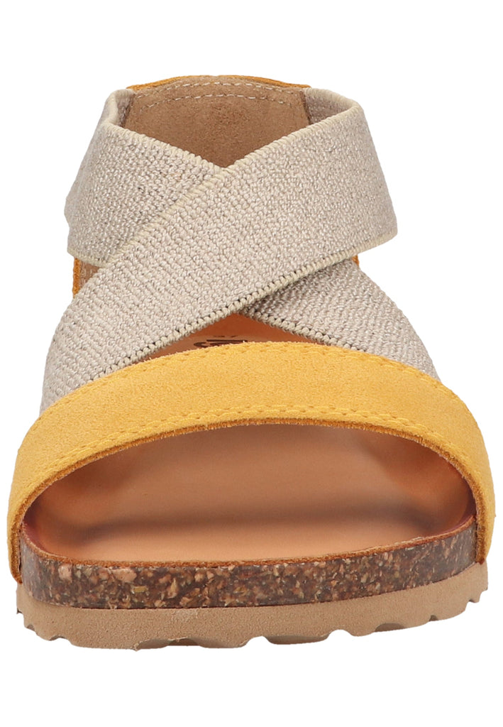 IGI&CO Sandalen Leder/Textil Gelb/Silber