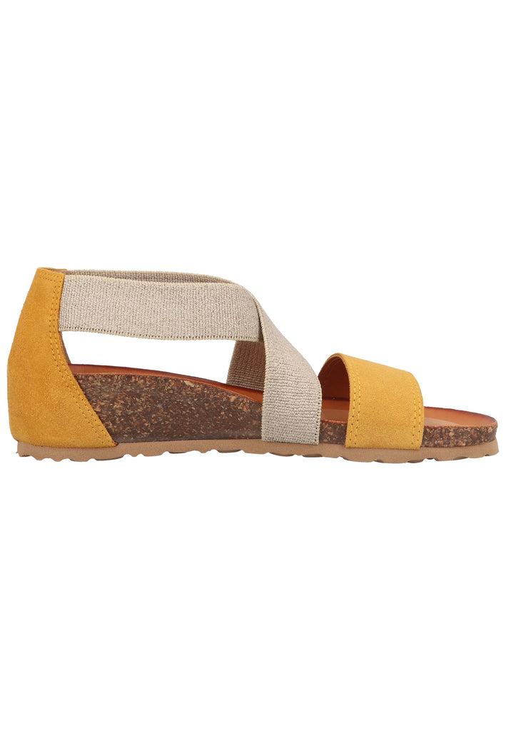 IGI&CO Sandalen Leder/Textil Gelb/Silber