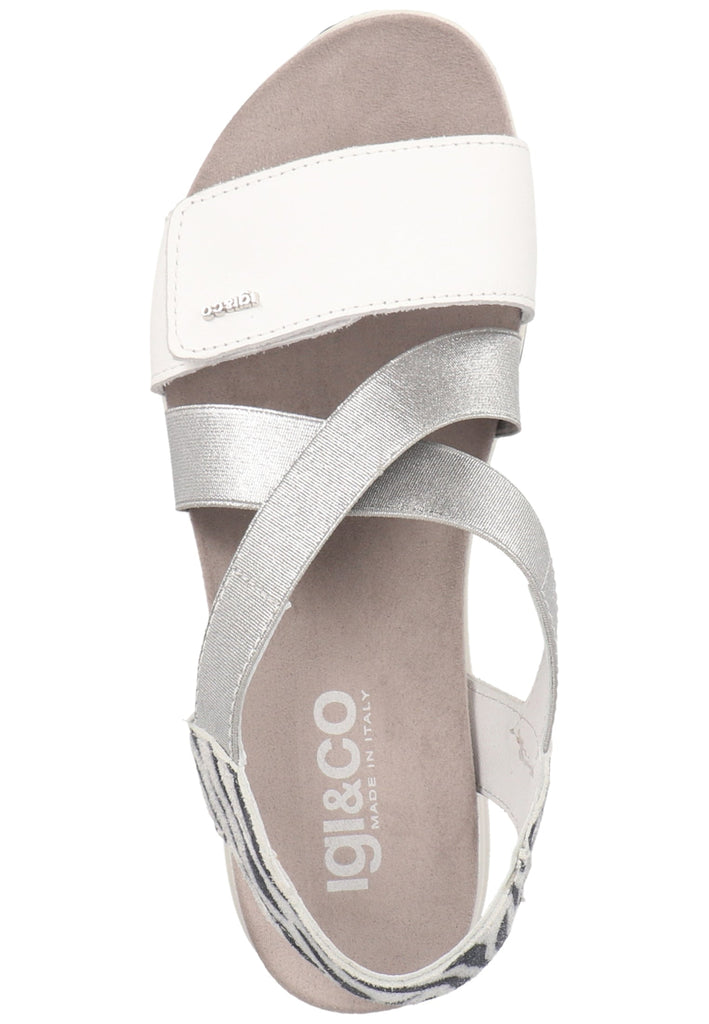 IGI&CO Sandalen Leder/Textil Weiß