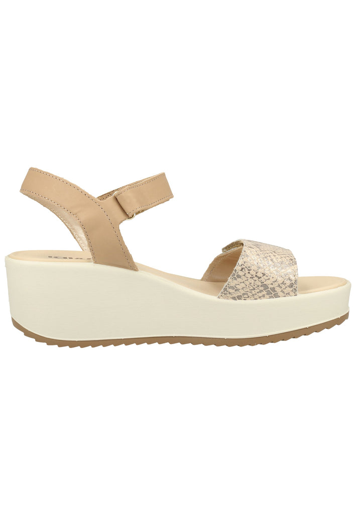 IGI&CO Sandalen Lederimitat Platin