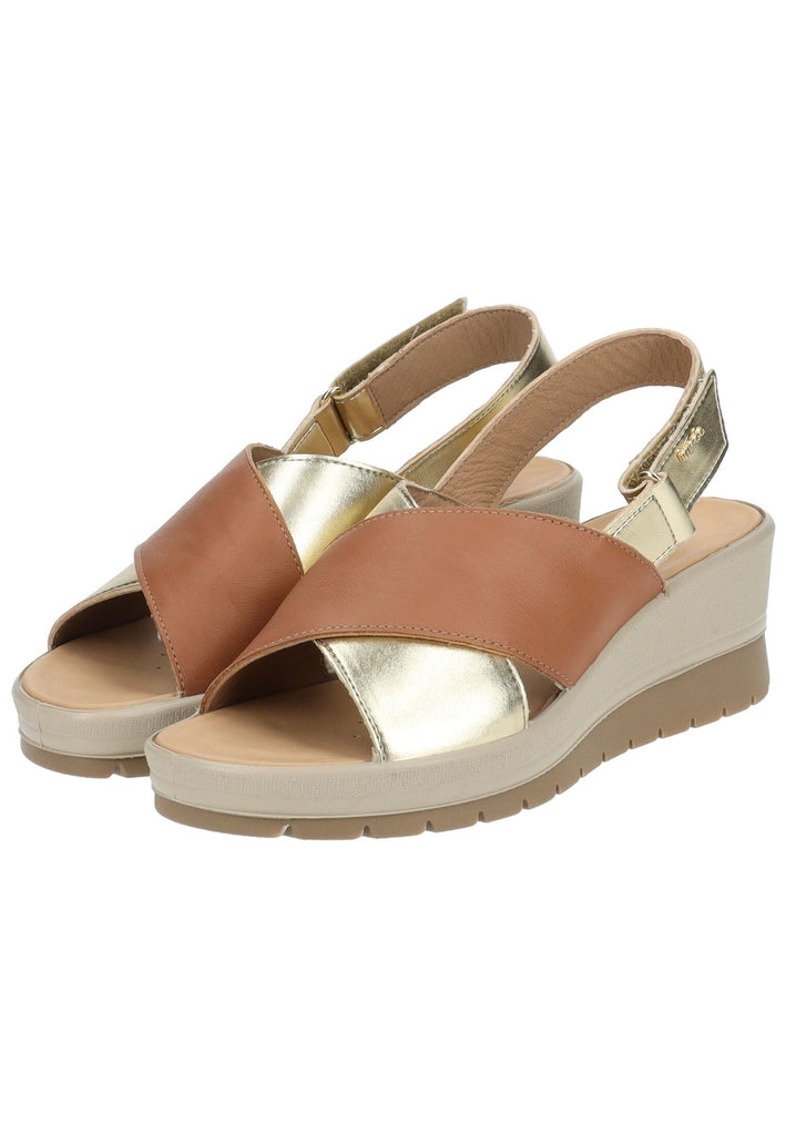 IGI&CO Sandalen Nappaleder Braun/Gold