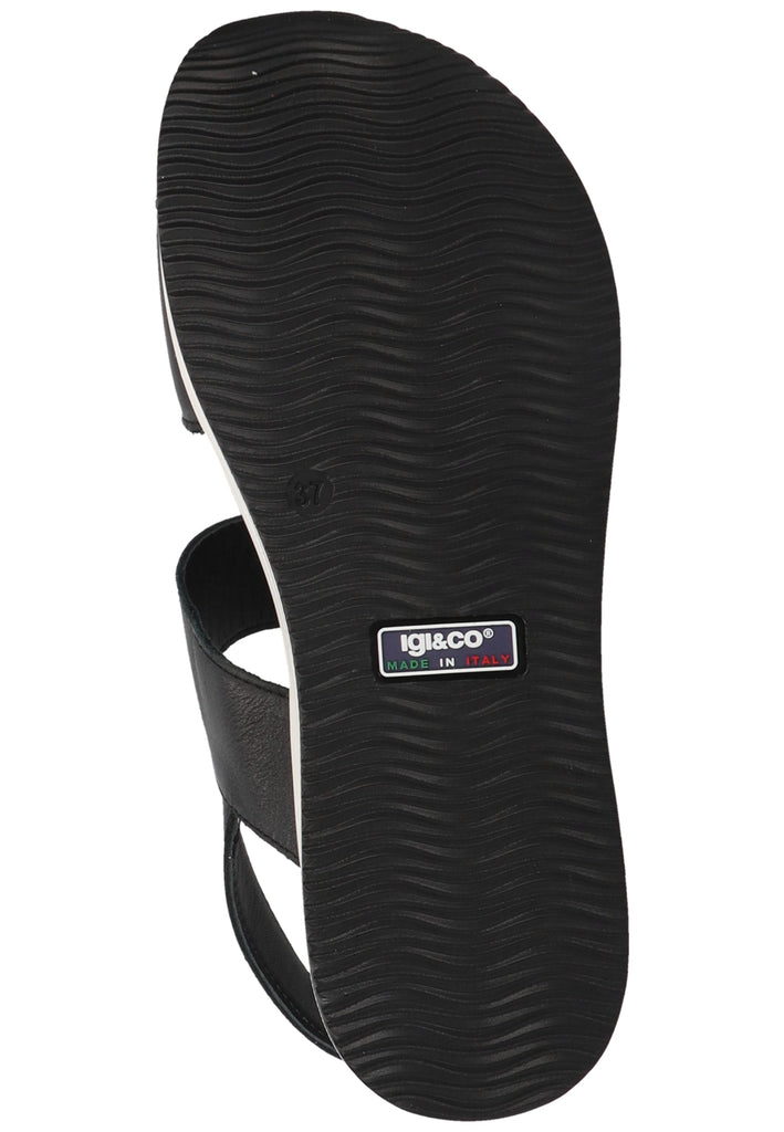 IGI&CO Sandalen Nappaleder Schwarz