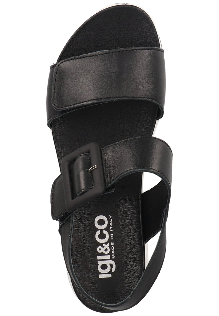 IGI&CO Sandalen Nappaleder Schwarz