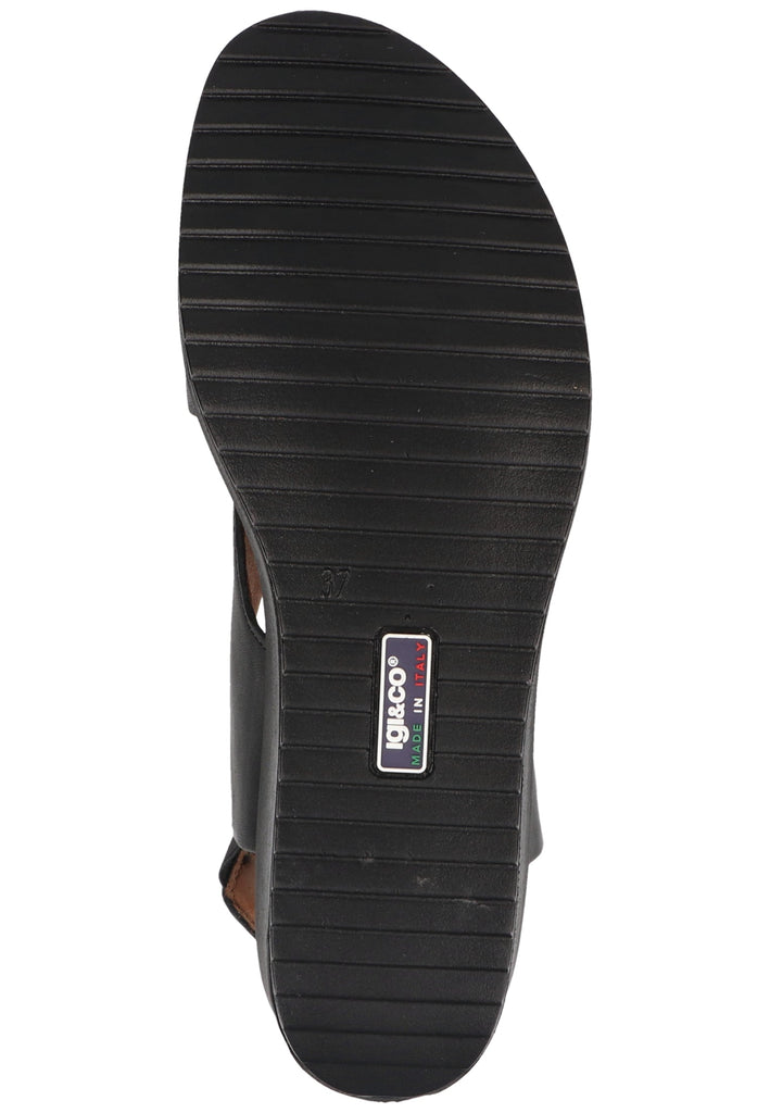 IGI&CO Sandalen Nappaleder Schwarz