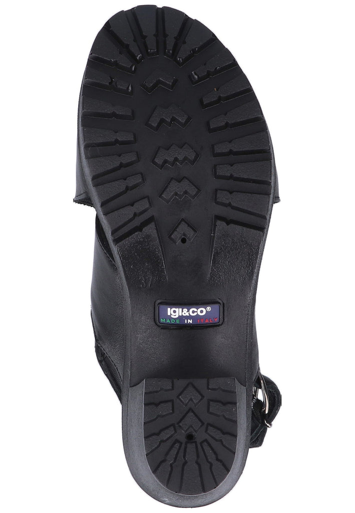 IGI&CO Sandalen Nappaleder Schwarz