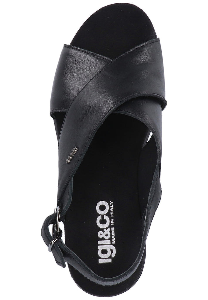IGI&CO Sandalen Nappaleder Schwarz