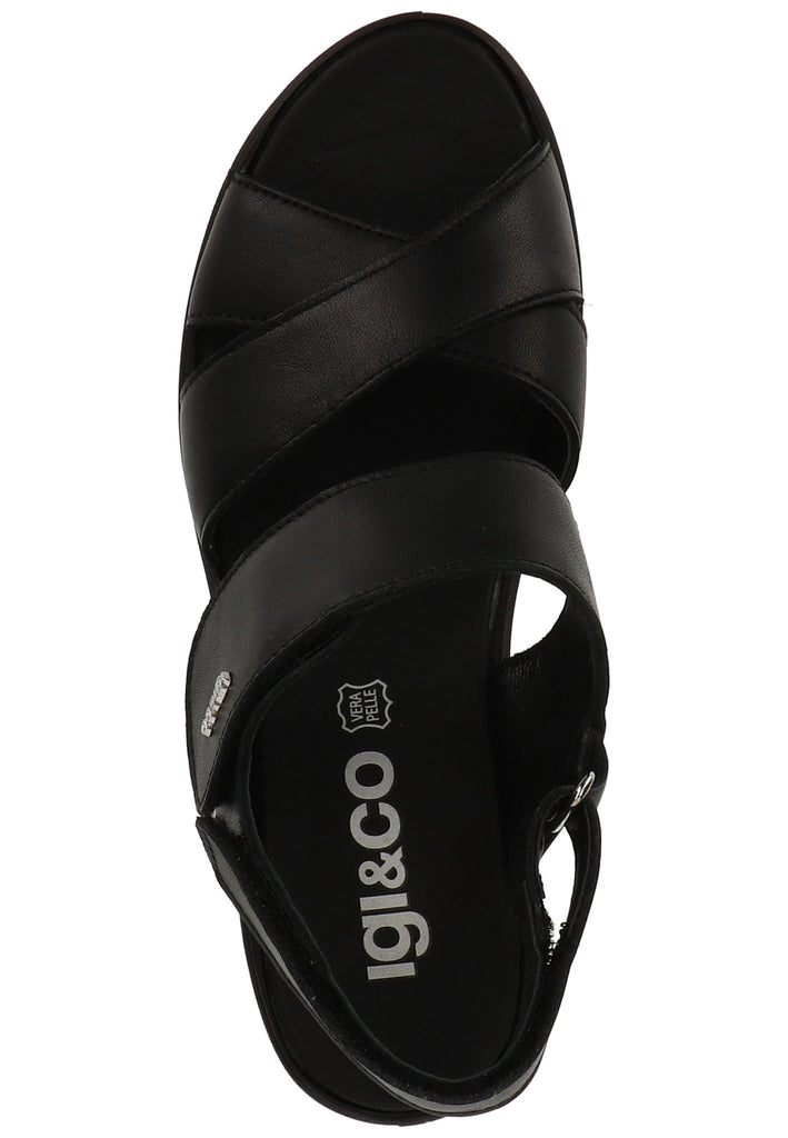 IGI&CO Sandalen Nappaleder Schwarz