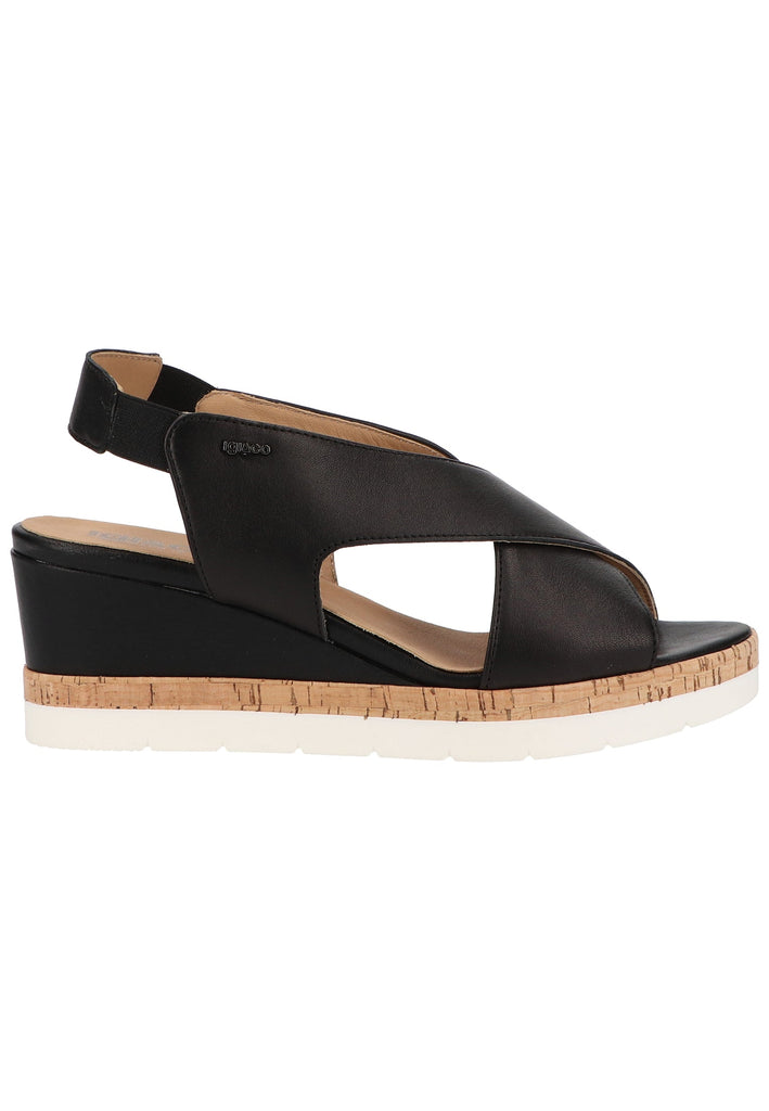 IGI&CO Sandalen Nappaleder Schwarz