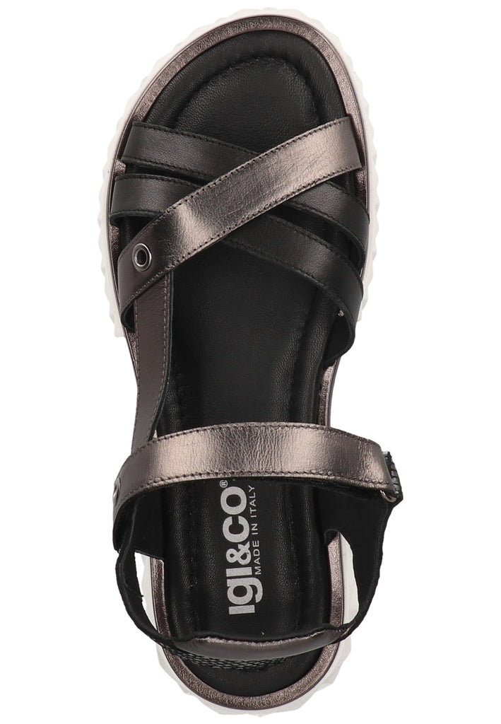 IGI&CO Sandalen Nappaleder Schwarz