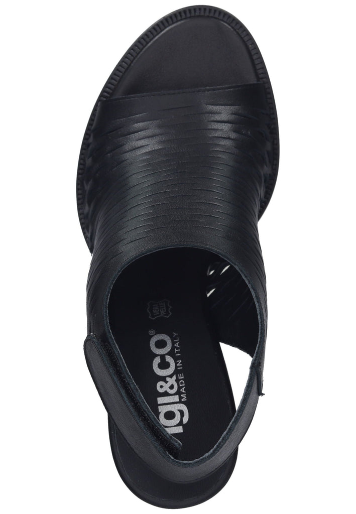 IGI&CO Sandalen Nappaleder Schwarz