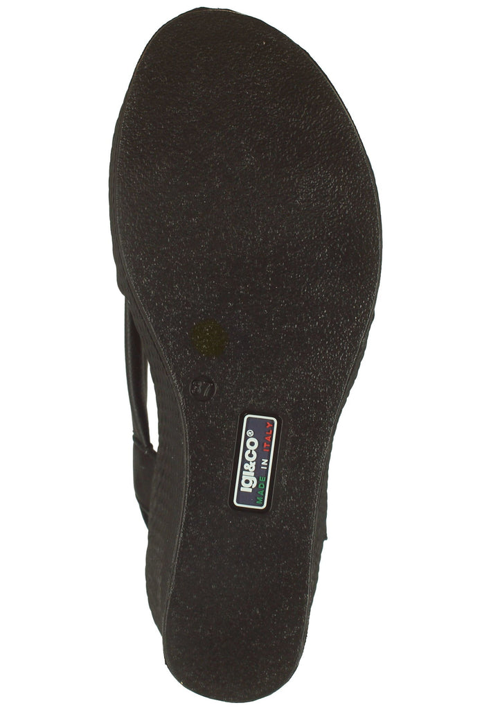 IGI&CO Sandalen Nappaleder Schwarz