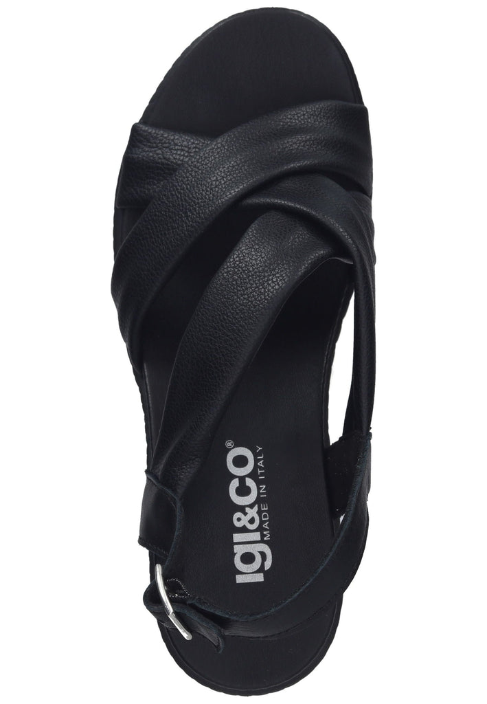 IGI&CO Sandalen Nappaleder Schwarz