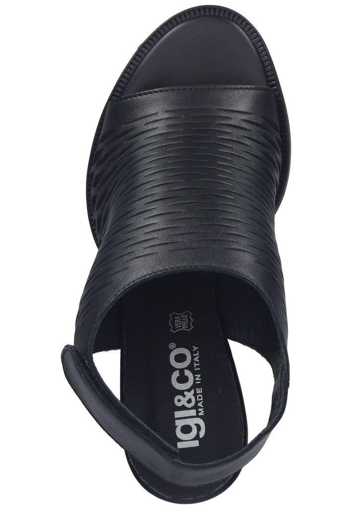 IGI&CO Sandalen Nappaleder Schwarz