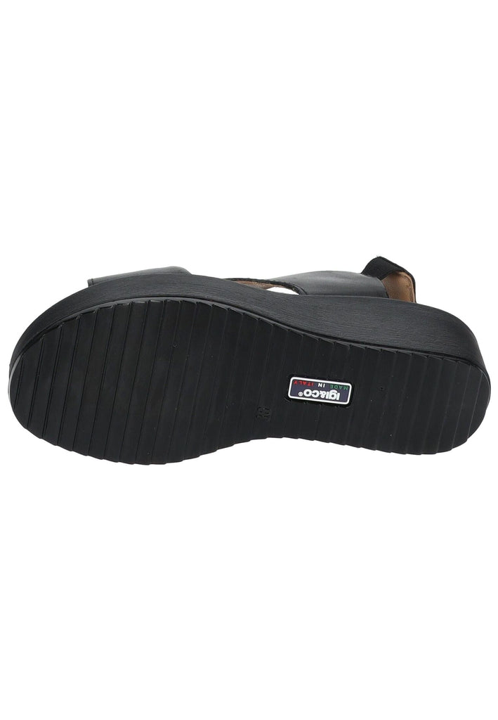 IGI&CO Sandalen Nappaleder Schwarz