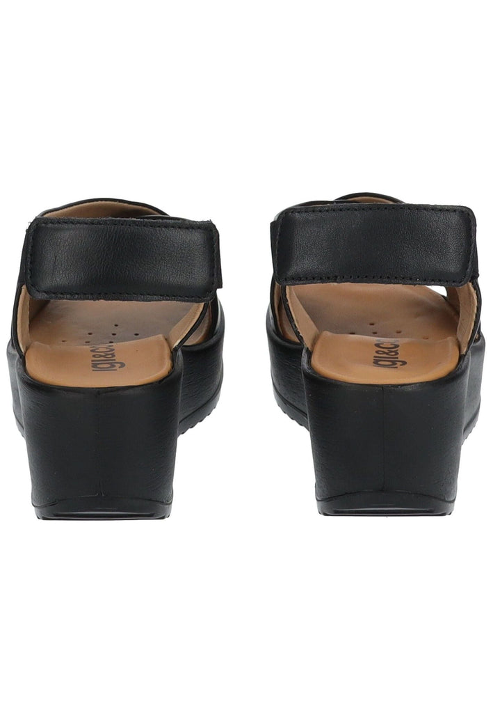 IGI&CO Sandalen Nappaleder Schwarz