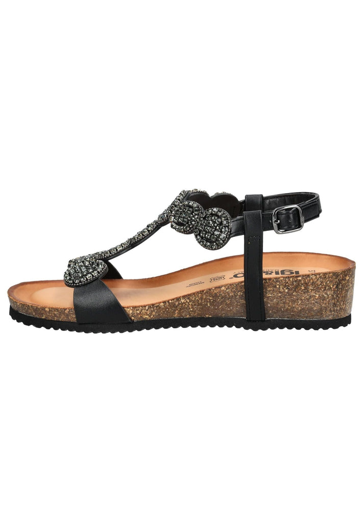 IGI&CO Sandalen Nappaleder Schwarz