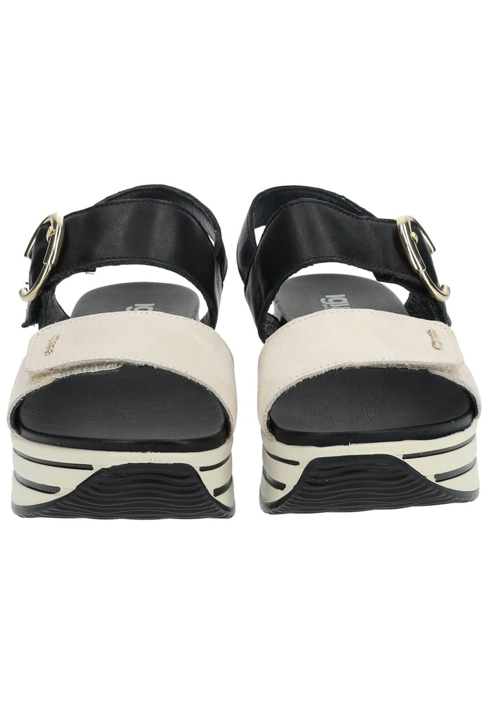 IGI&CO Sandalen Nappaleder Schwarz/Beige