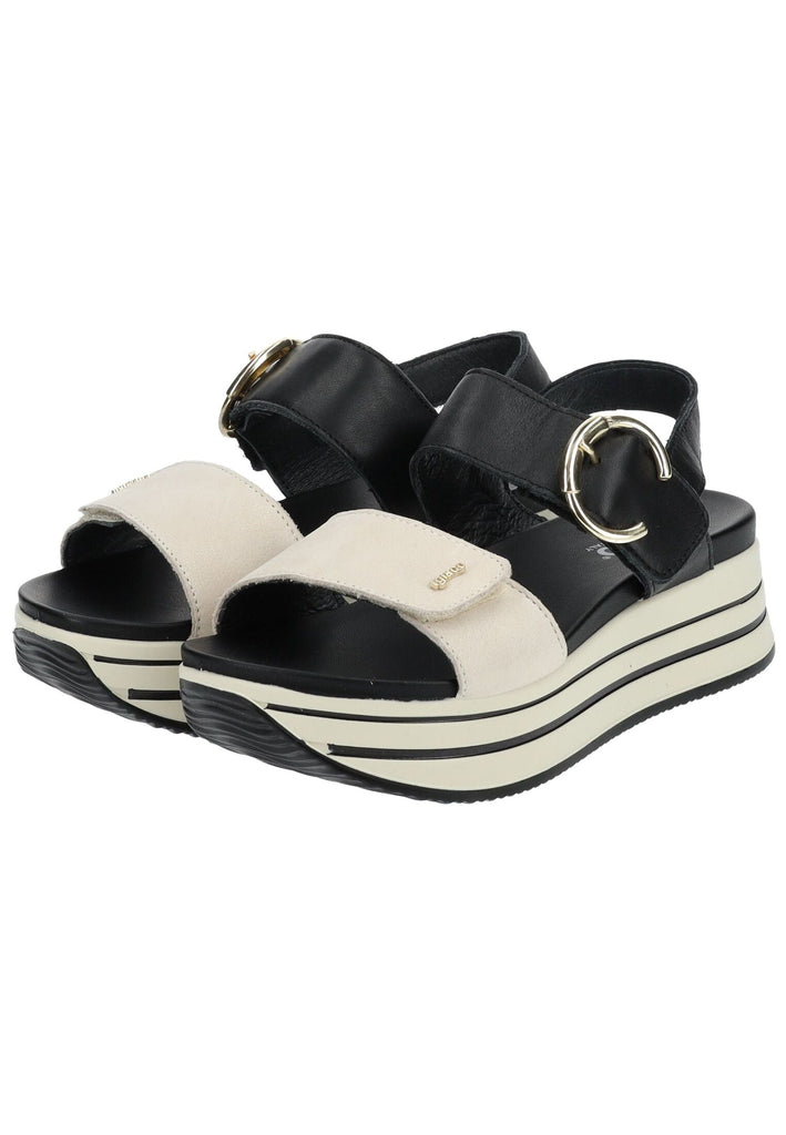 IGI&CO Sandalen Nappaleder Schwarz/Beige
