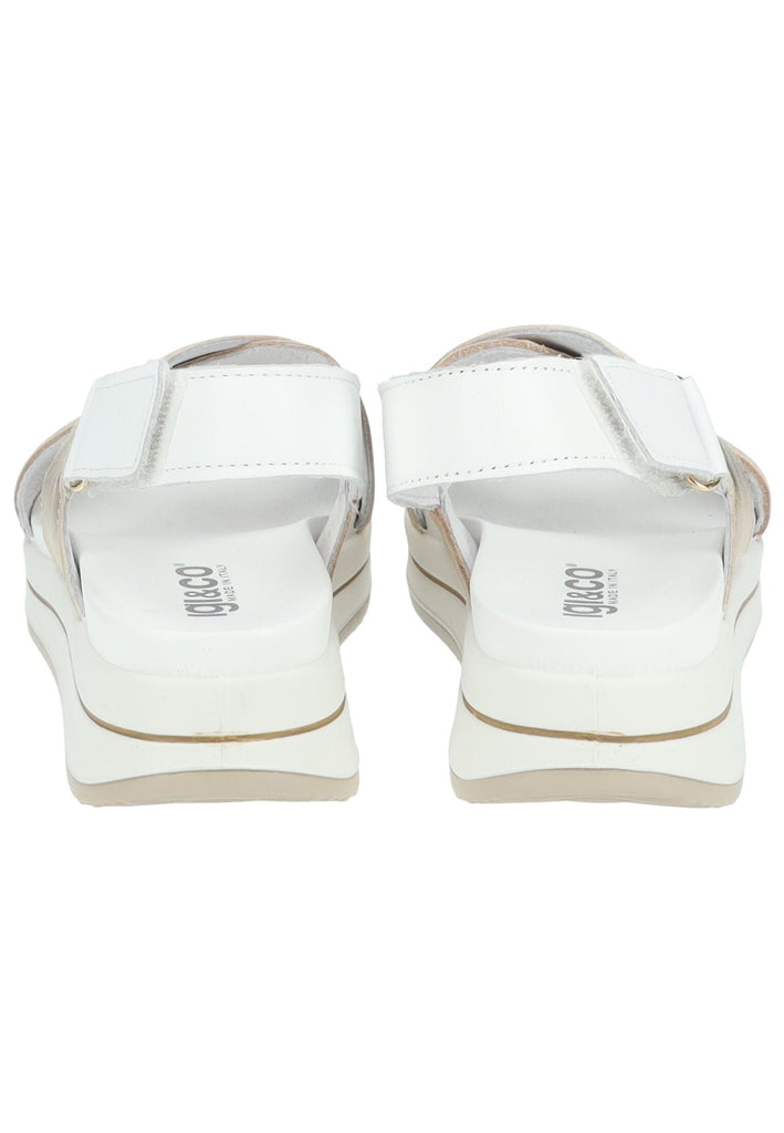 IGI&CO Sandalen Nubukleder Beige/Gold