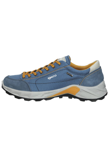 Sneaker IGI&CO Sneaker Lederimitat/Textil Blau/Grau
