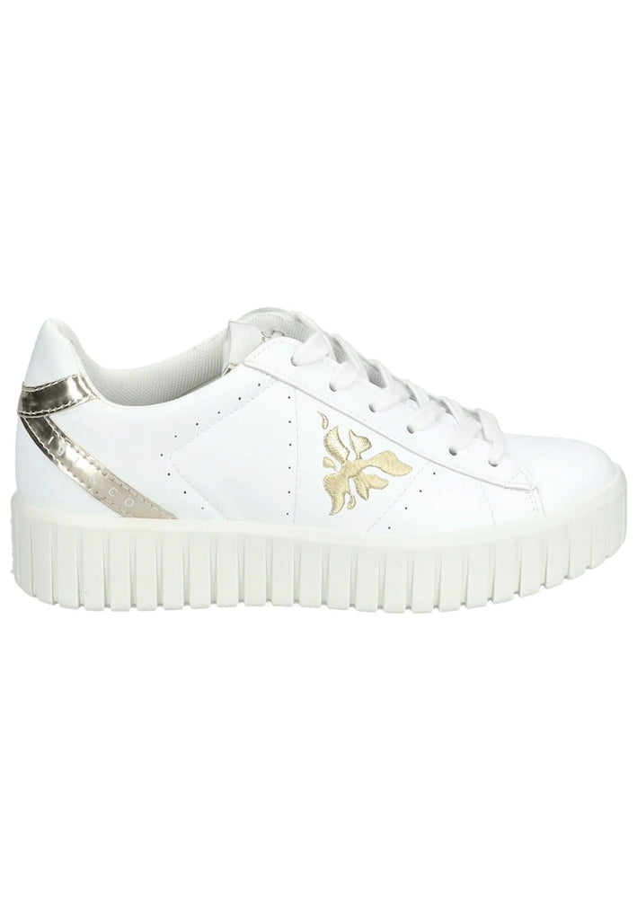 IGI&CO Sneaker Lederimitat Weiß/Gold