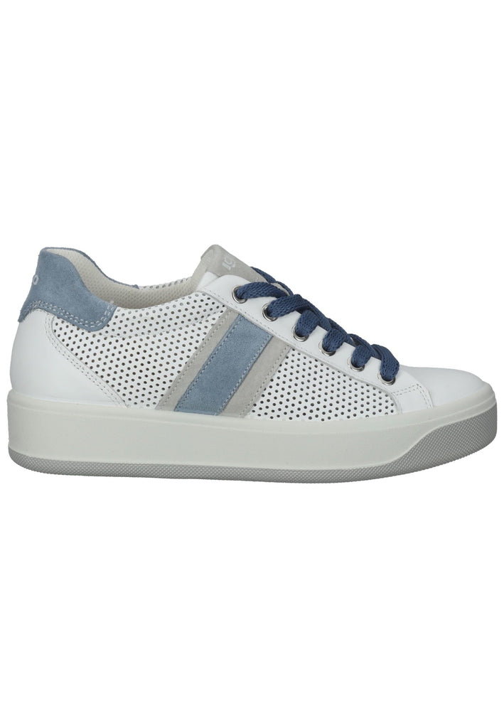 IGI&CO Sneaker Nappaleder Blau/Weiß