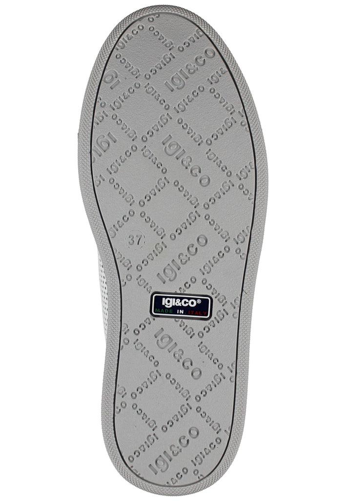 IGI&CO Sneaker Nappaleder Blau/Weiß