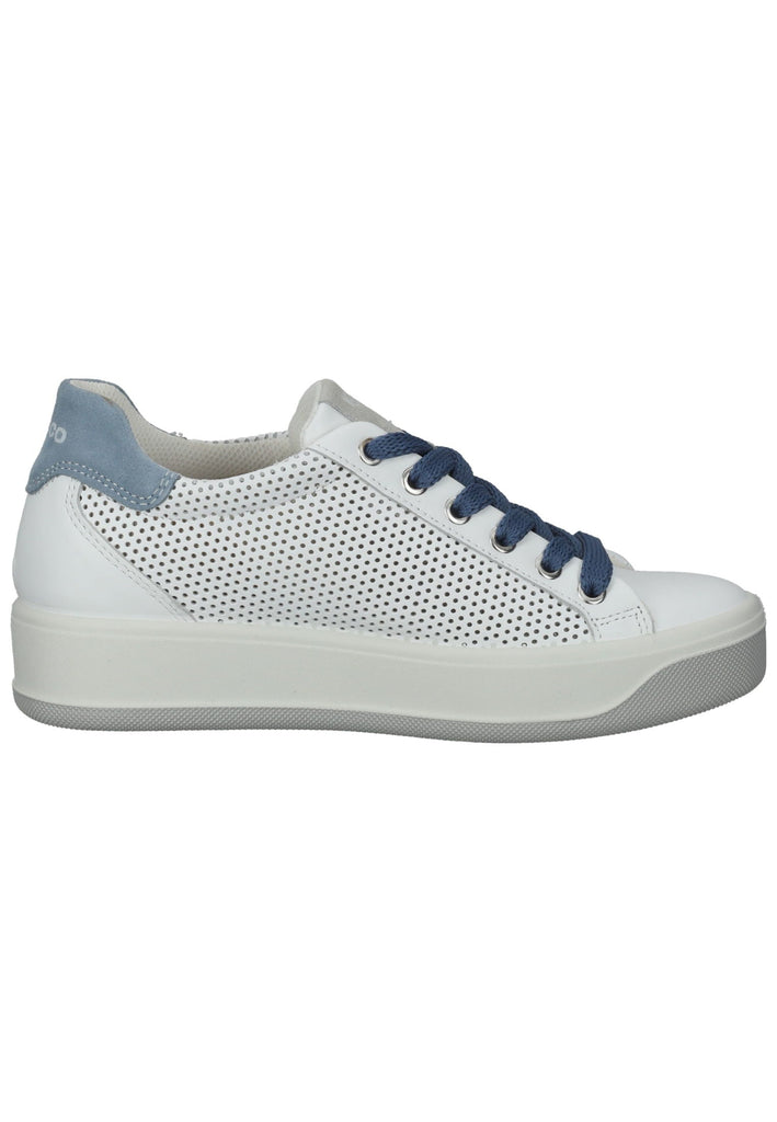 IGI&CO Sneaker Nappaleder Blau/Weiß