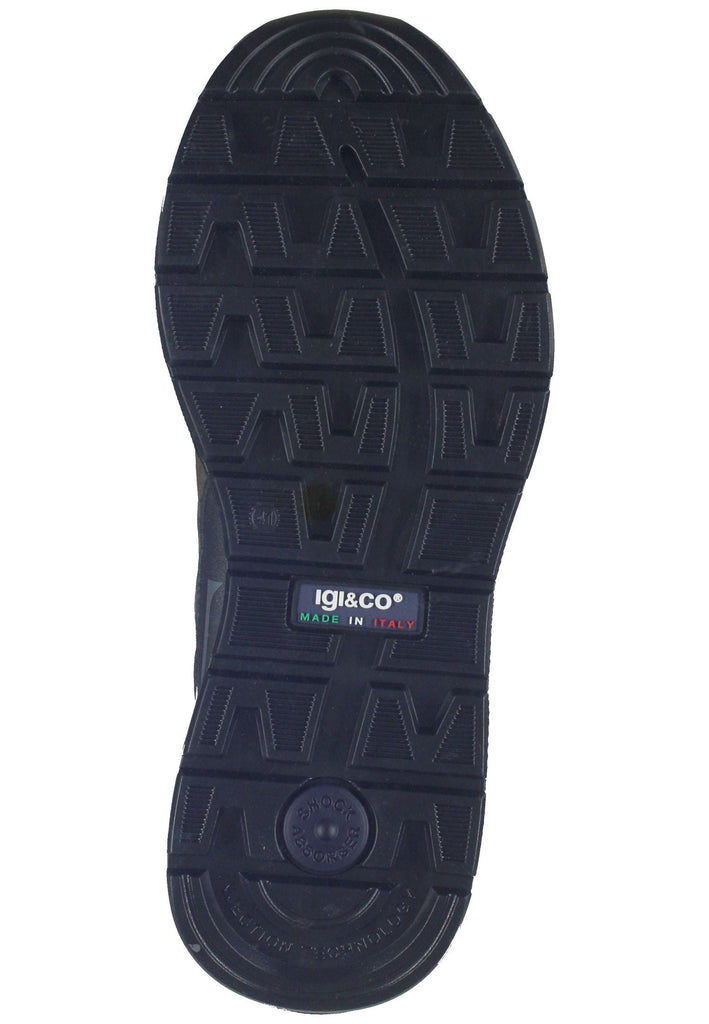 IGI&CO Sneaker Nappaleder Braun/Schwarz