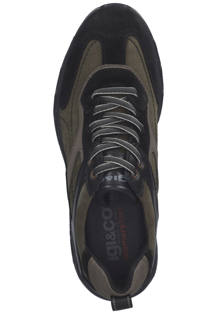 IGI&CO Sneaker Nappaleder Braun/Schwarz