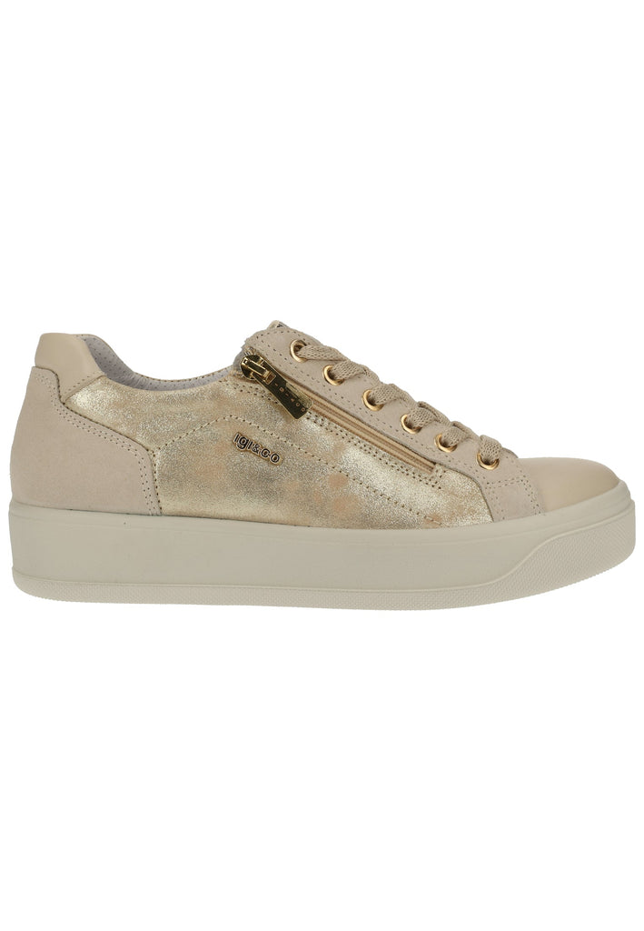 IGI&CO Sneaker Nappaleder Cream