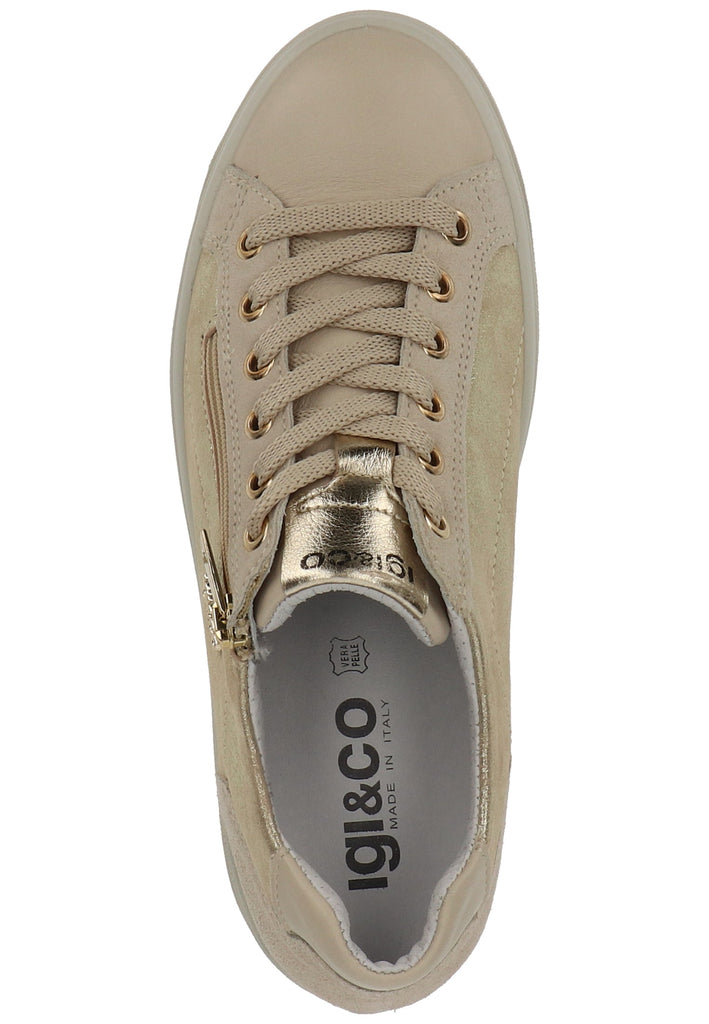IGI&CO Sneaker Nappaleder Cream