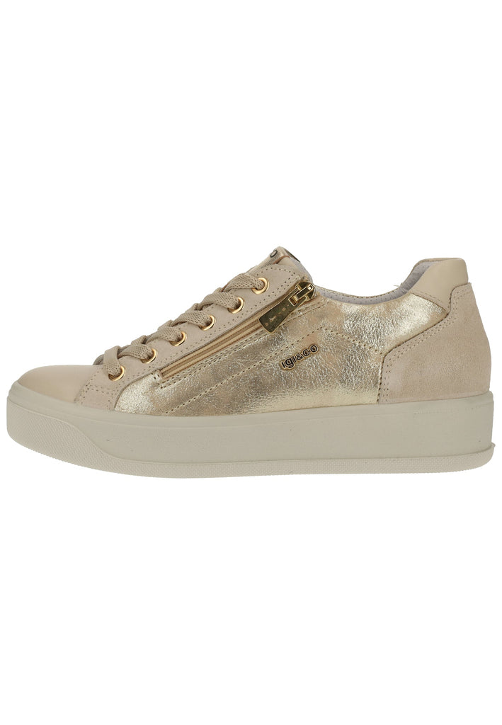 IGI&CO Sneaker Nappaleder Cream