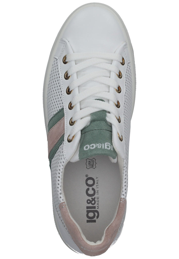 IGI&CO Sneaker Nappaleder Rosa/Weiß