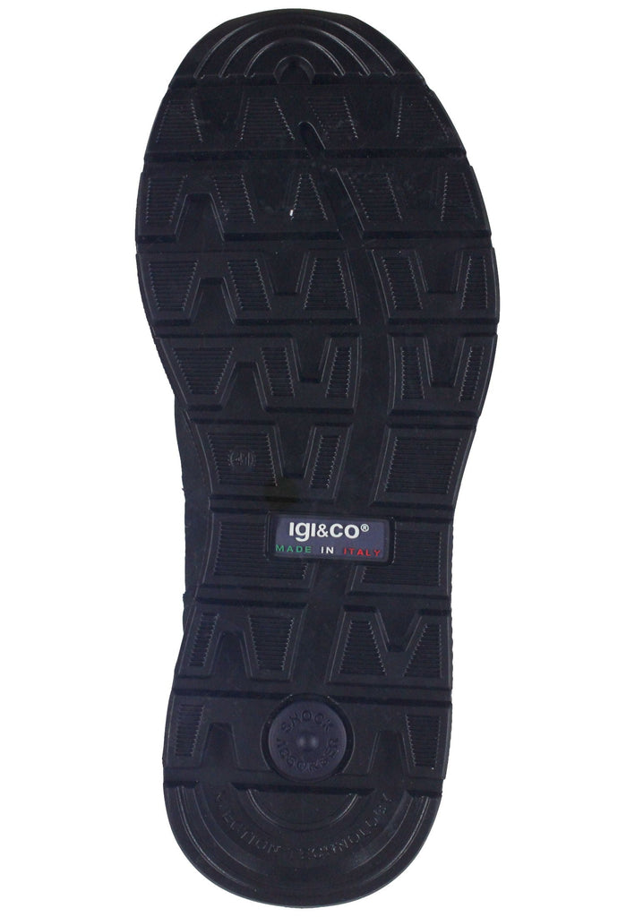 IGI&CO Sneaker Nappaleder Schwarz