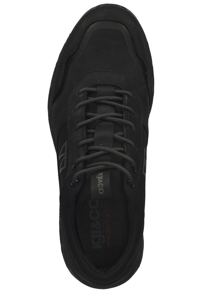 IGI&CO Sneaker Nappaleder Schwarz