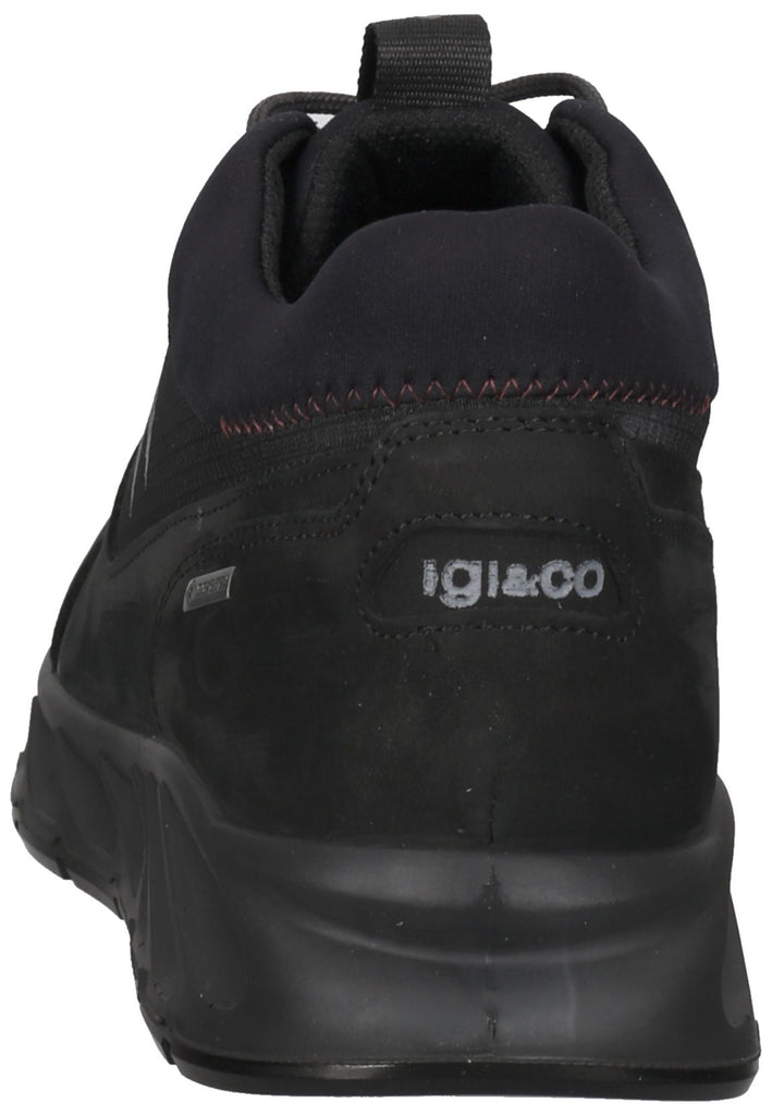 IGI&CO Sneaker Nappaleder Schwarz