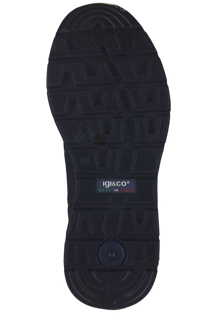 IGI&CO Sneaker Nappaleder Schwarz