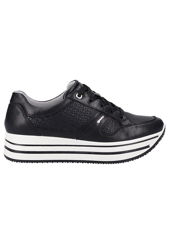 IGI&CO Sneaker Nappaleder Schwarz