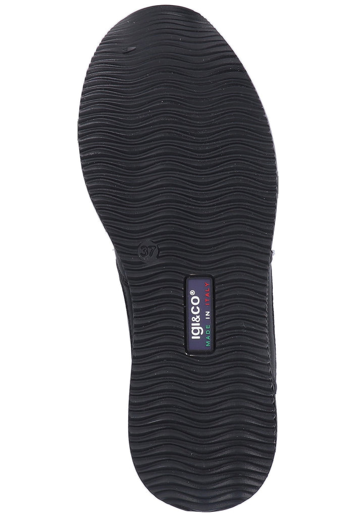 IGI&CO Sneaker Nappaleder Schwarz