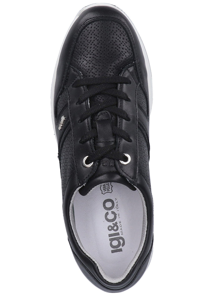 IGI&CO Sneaker Nappaleder Schwarz