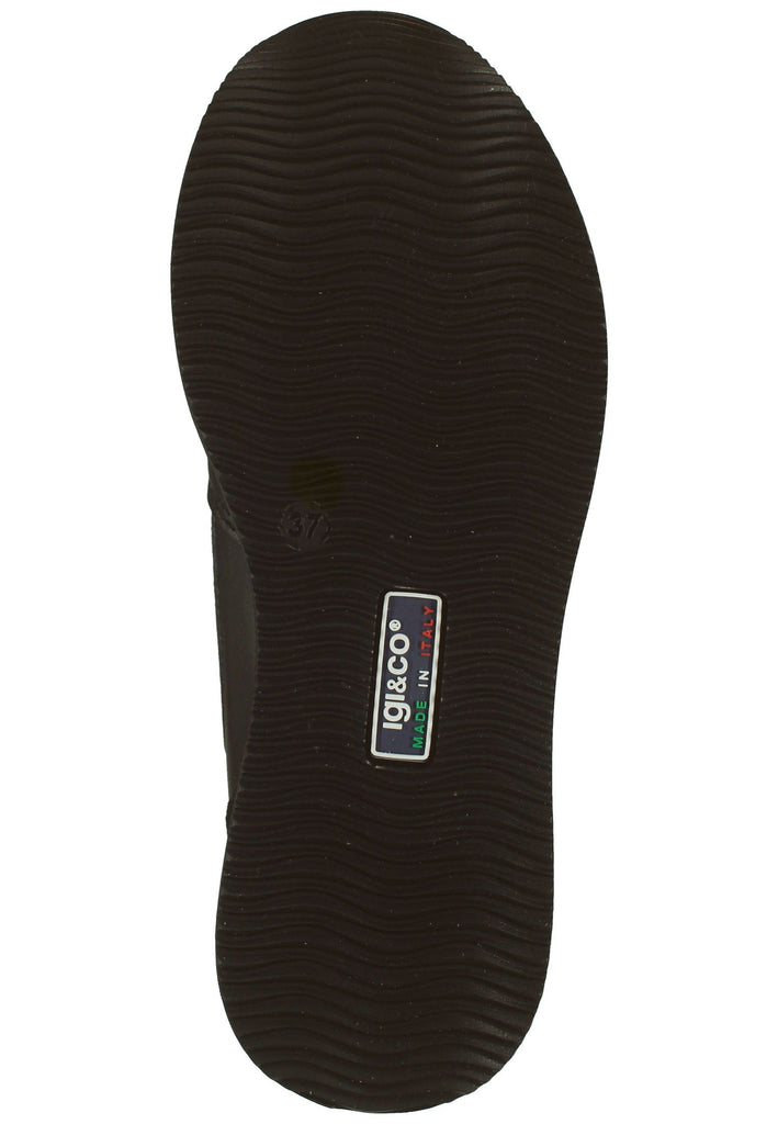 IGI&CO Sneaker Nappaleder Schwarz