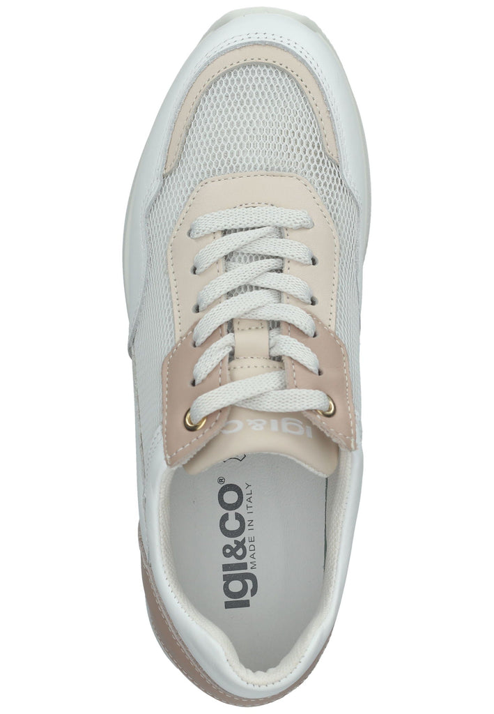 IGI&CO Sneaker Nappaleder Weiß