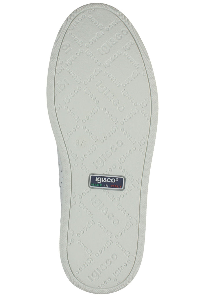 IGI&CO Sneaker Nappaleder Weiß/Beige