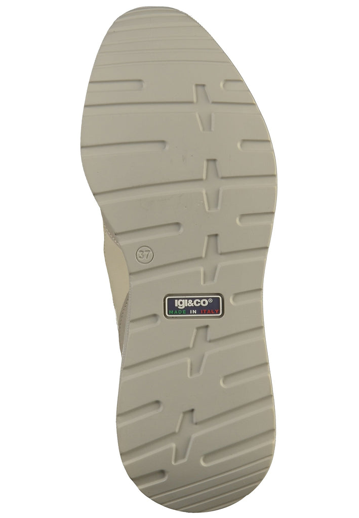 IGI&CO Sneaker Nubukleder Grau/Gelb