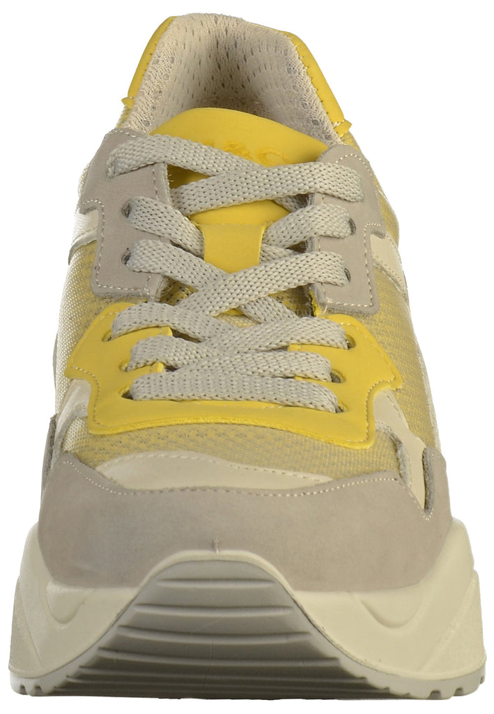 IGI&CO Sneaker Nubukleder Grau/Gelb