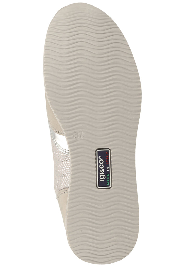 IGI&CO Sneaker Nubukleder Silber/Grau