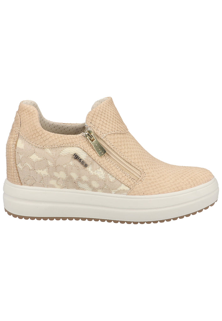 IGI&CO Sneaker Nubukleder/Textil Beige
